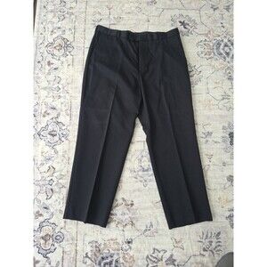 #360 Dockers premium Classic Fit Black 38x29 flat front relaxed fit men's pants